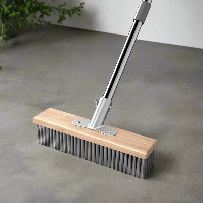 balai brosse métallique terrasse