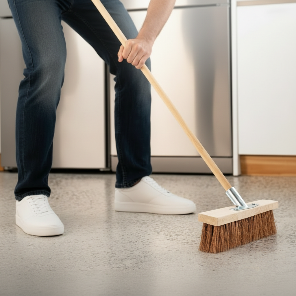 balai brosse terrasse bois Poils Rigides durable