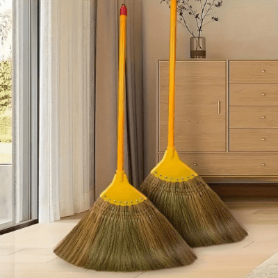 balai paille | 2 balai naturel tissé - Propretechic Eclat