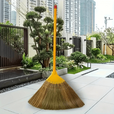balai paille | 2 balai naturel tissé - Propretechic Eclat