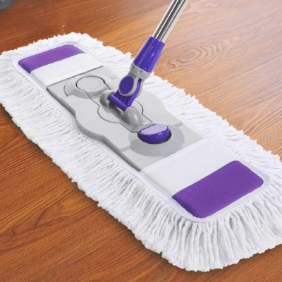 nettoyage sol balai plat professionnel violet