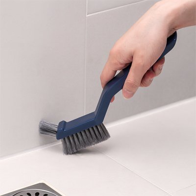 brosse a carrelage poils rigide bleu