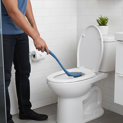 Brosse à toilette DesignCygne bleu