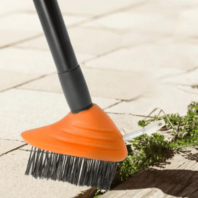 couper mauvaises herbes sans effort avec brosse de desherbage