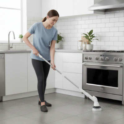 brosse electrique pour carrelage sol cuisine RotatClean360