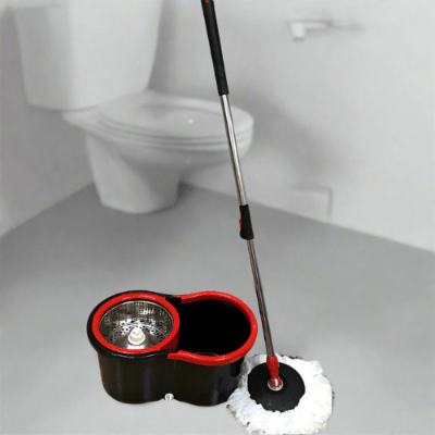 lave sol toilette seau et balai essoreur professionnel noir
