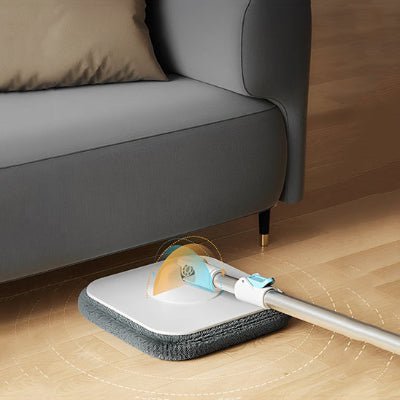 seau et serpillière nettoie sous meuble
