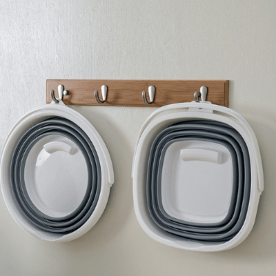 seaux menage pliable gain de place