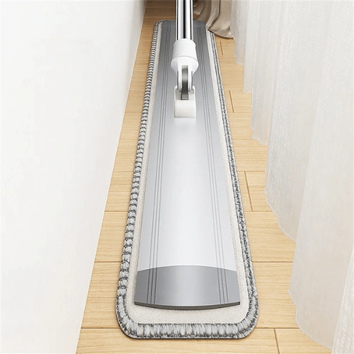 Serpillère professionnelle| grande tête de balai plate en microfibre - Propretechic Eclat