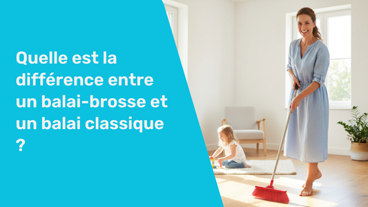 Quelle est la différence entre un balai-brosse et un balai classique ?