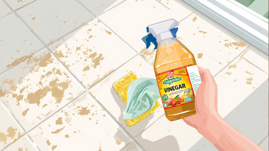 Comment faire partir des taches incrustées sur du carrelage ?