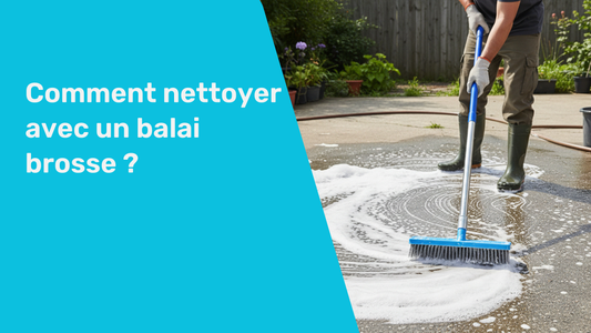 Comment nettoyer avec un balai brosse ?