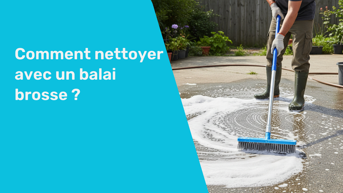 Comment nettoyer avec un balai brosse ?