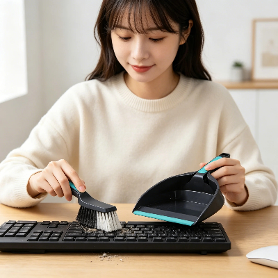 BALAYETTE ET RAMASSE POUSSIERE Compact clavier
