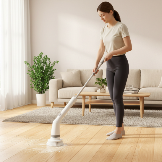 BROSSE A CARRELAGE ELECTRIQUE Sans Fil 6 Tetes salon