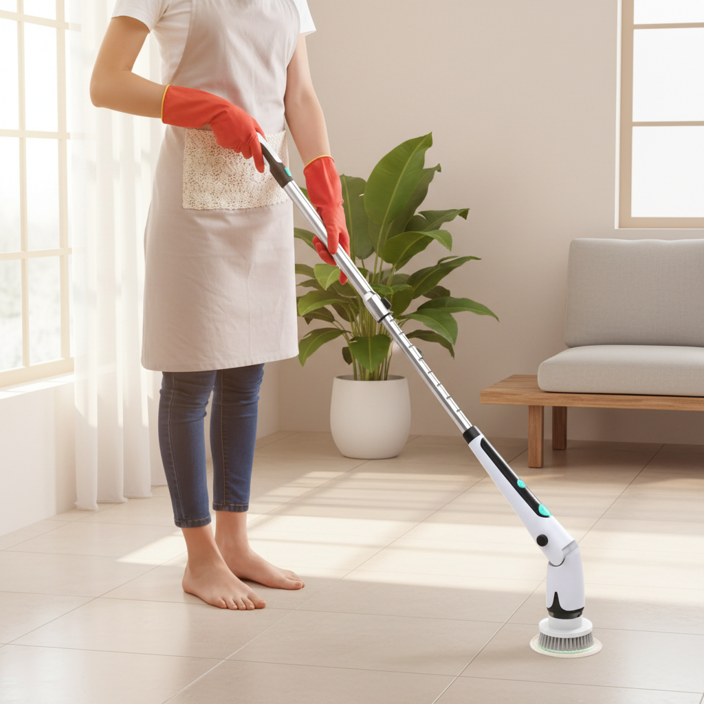 BROSSE ELECTRIQUE MENAGE Sans Fil 9 Accessoires salon