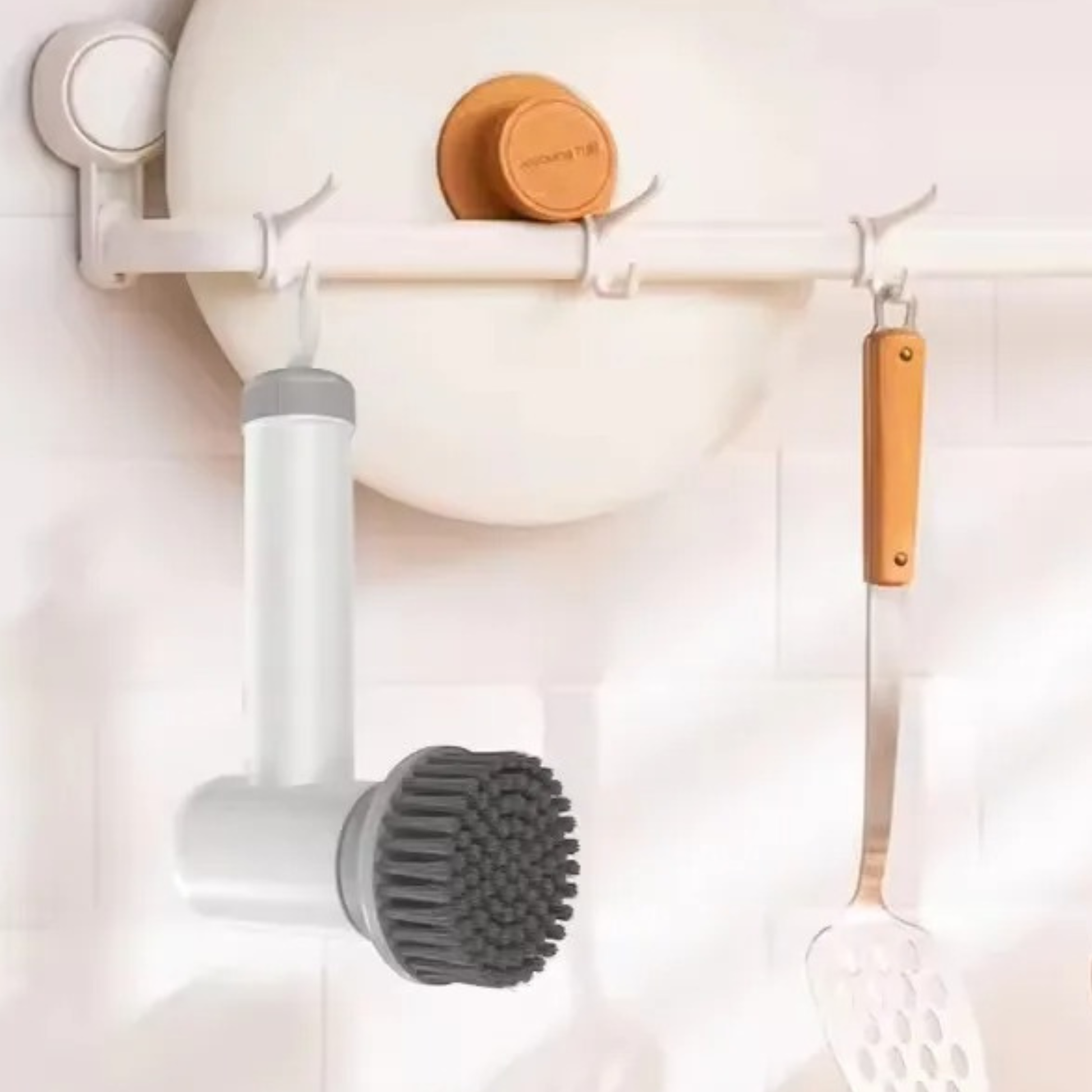 BROSSE ELECTRIQUE NETTOYAGE JOINTS CARRELAGE Etanche suspenssion avec cordon