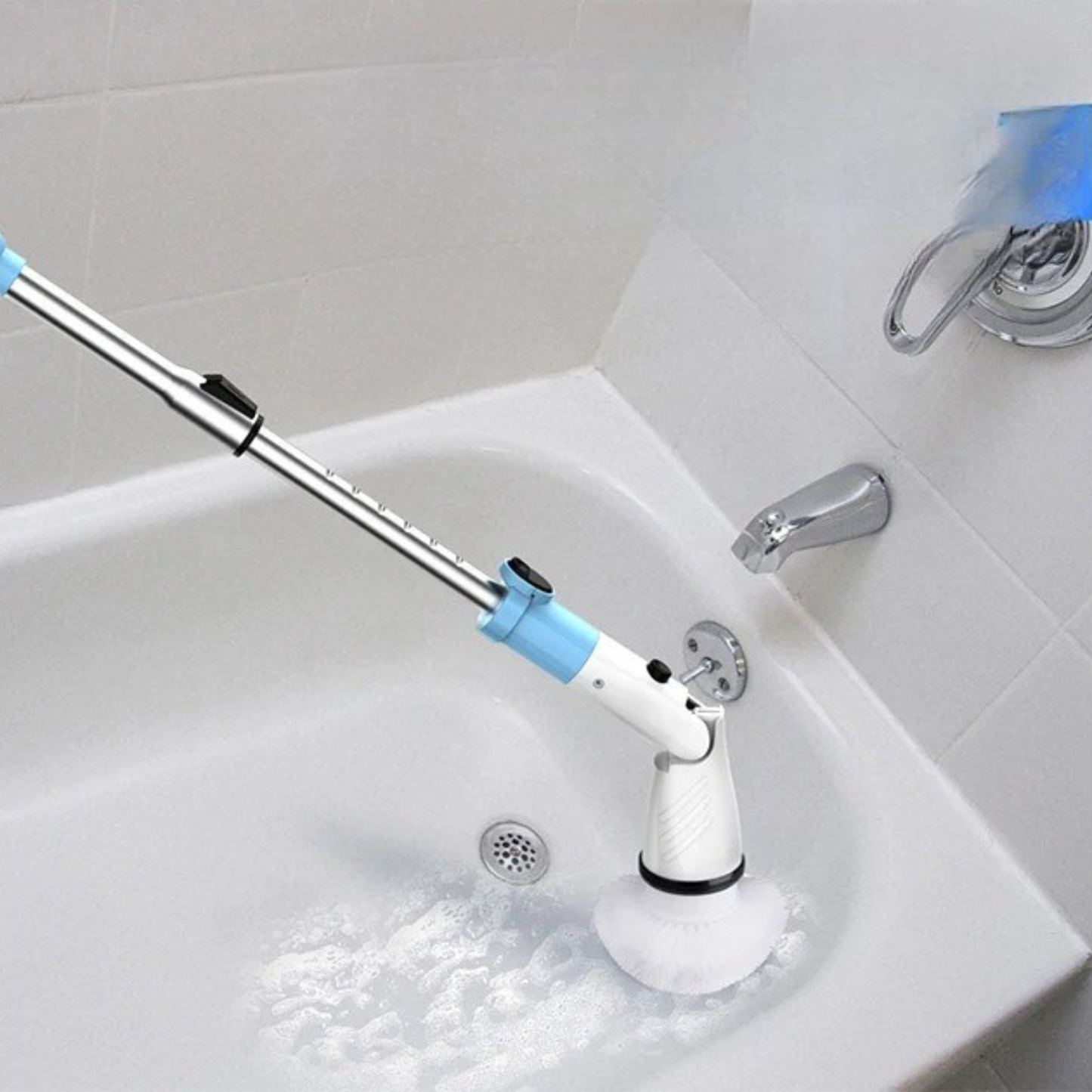 BROSSE ELECTRIQUE NETTOYAGE SALLE DE BAIN Sans Fil baignoire