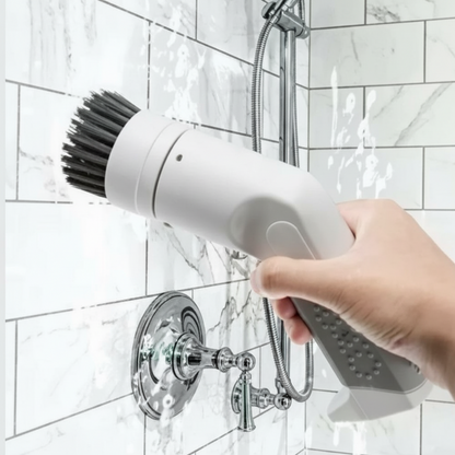 BROSSE ELECTRIQUE POUR NETTOYER LES JOINTS DE CARRELAGE Sans Fil 4 Têtes nettoie mur douche