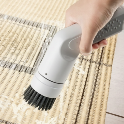 BROSSE ELECTRIQUE POUR NETTOYER LES JOINTS DE CARRELAGE Sans Fil 4 Têtes polyvalent