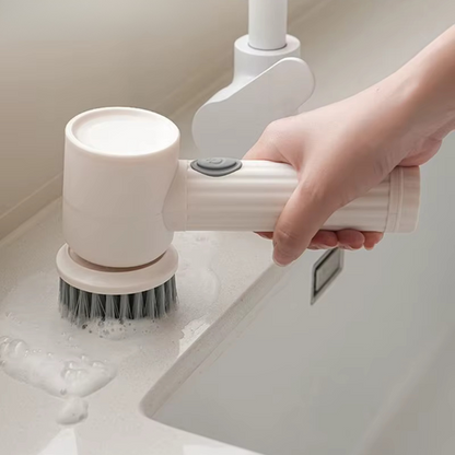 BROSSE MENAGE ELECTRIQUE Rotation 360 NETTOIE-EVIER