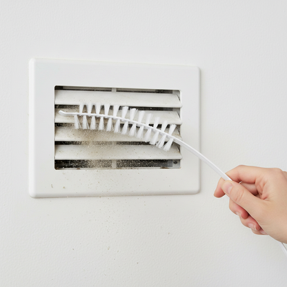 Brosse nettoyage radiateur CleanFlex 360 grilles de ventilation