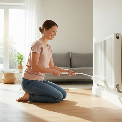 Brosse nettoyage radiateur CleanFlex 360 poussière