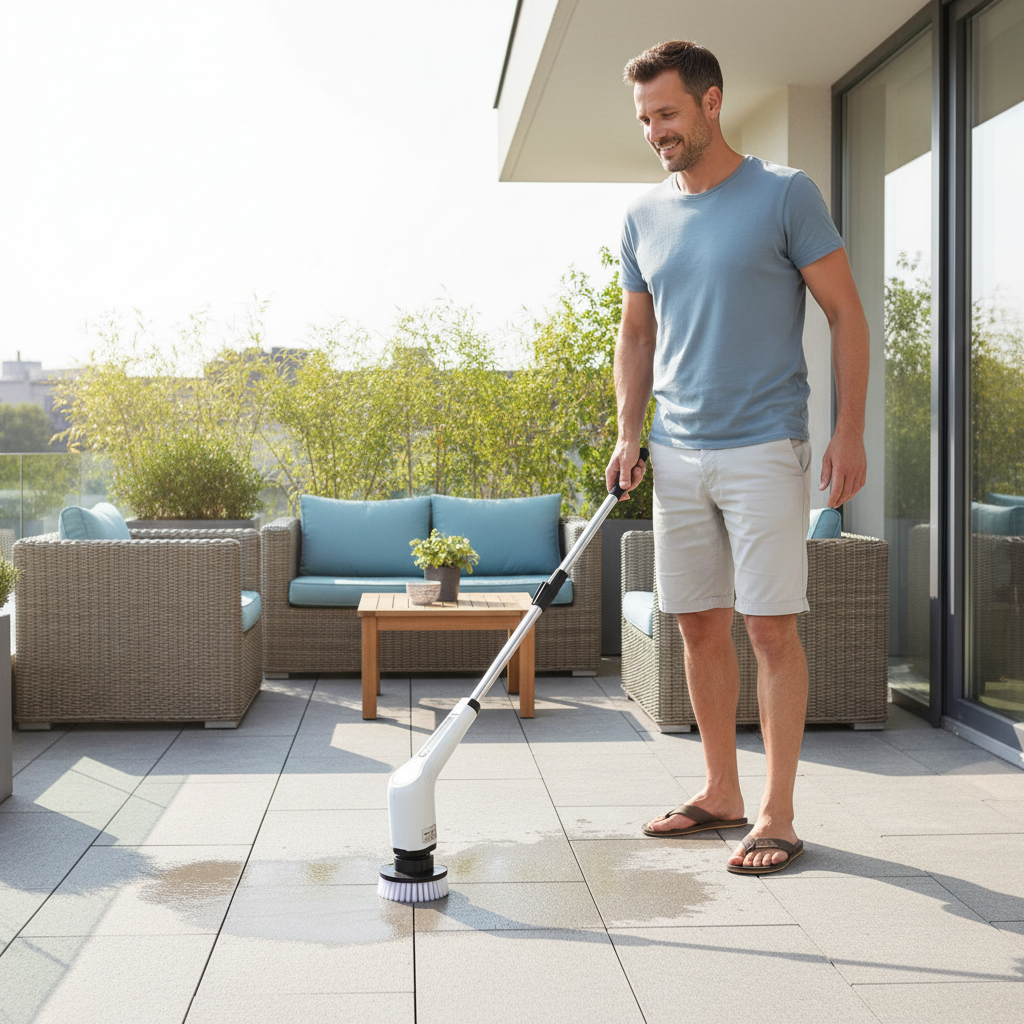Balai brosse électrique | 7 têtes multifonctions