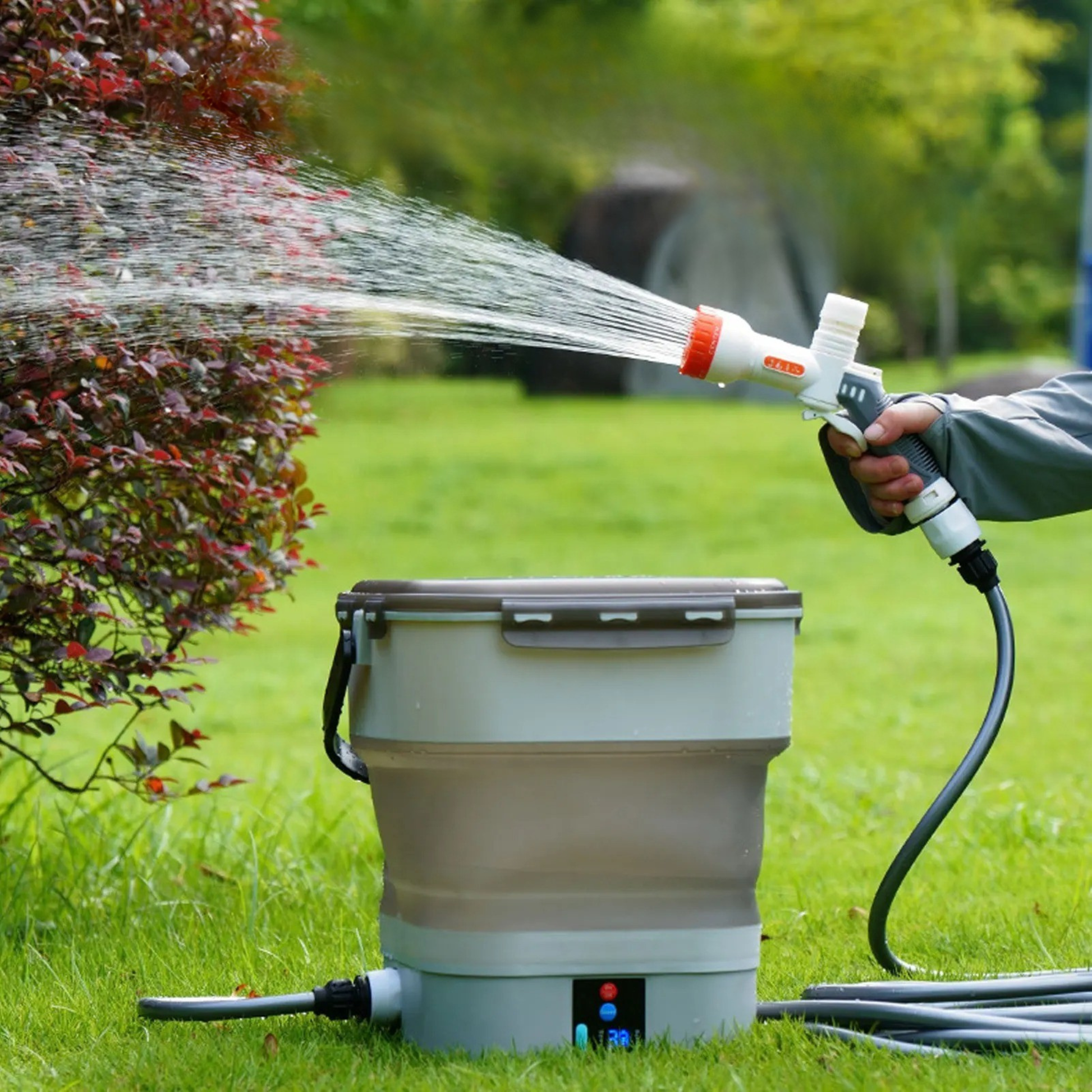 NETTOYEUR HAUTE PRESSION PORTABLE AVEC RESERVOIR D EAU PLANTE