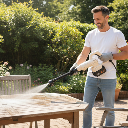 Nettoyeur haut pression portable autonome le plus puissant​ Sans fil 6 modes meuble jardin