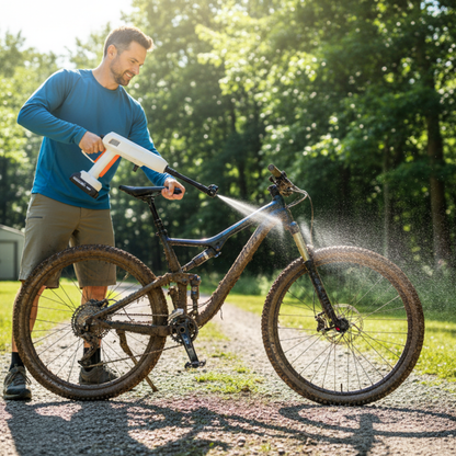 PISTOLET ELECTRIQUE HAUTE PRESSION 200 Bars Sans Fil nettoie vélo 