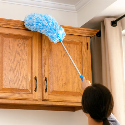 PLUMEAU POUSSIERE Ultra-NetClean manche télescopique extensible