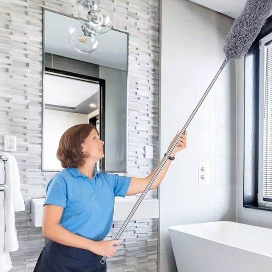PLUMEAU TELESCOPIQUE Ultra-DouxClean nettoie sans effort