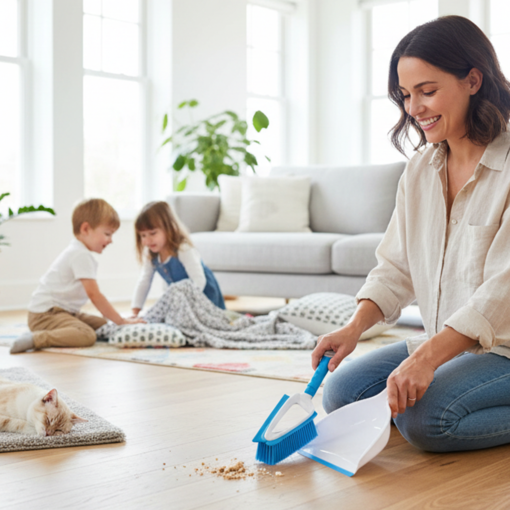 Pelle et balayettesilicone MultiCapture nettoie rapidement et sans effort