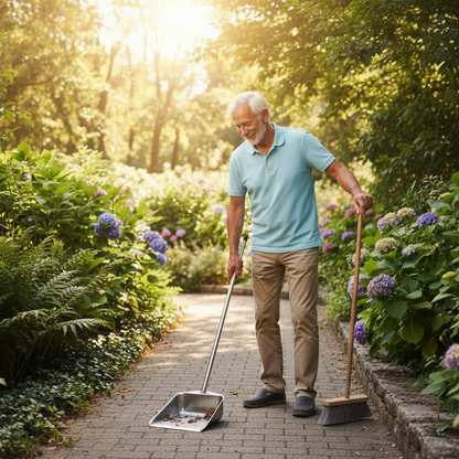 Pelle long manche Ergonomique jardin
