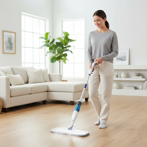 balai à spray Microfibre Pro parquet