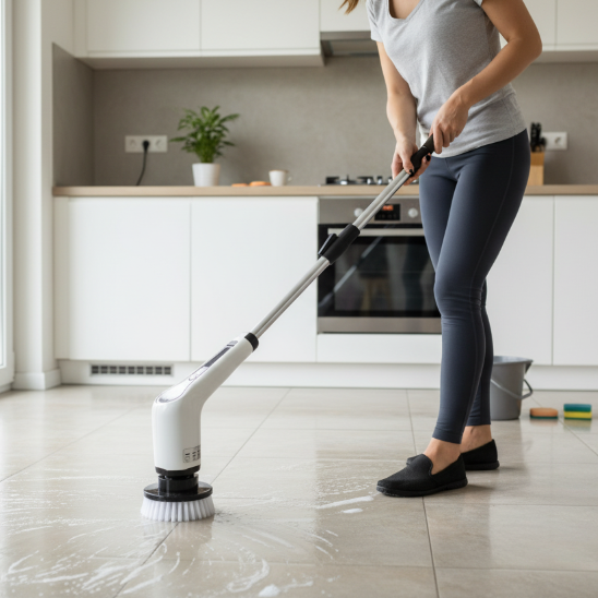 Balai brosse électrique 7 têtes multifonctions cuisine