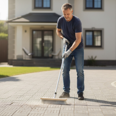 balai brosse exterieur AntiMousse pour nettoyage sol béton