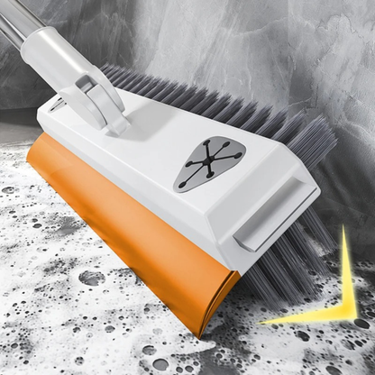 balai brosse nettoyage sol 3 en 1 raclette en silicone