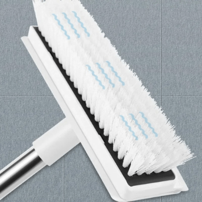 balai brosse pour carrelage intérieur ergonomy 2 en 1 nettoyer carreaux