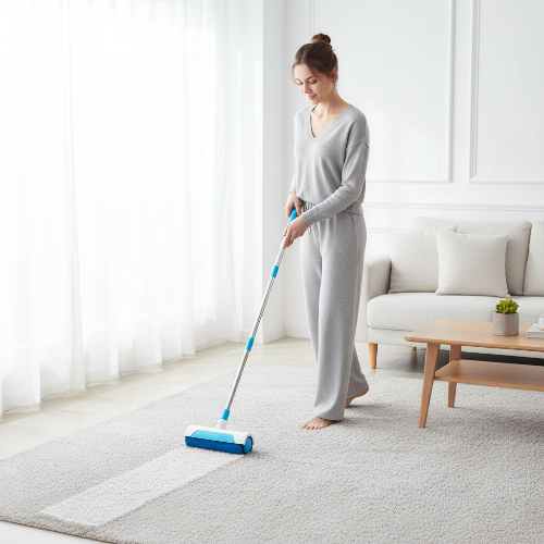 Balai brosse pour tapis Double Brosse nettoie sans électricité