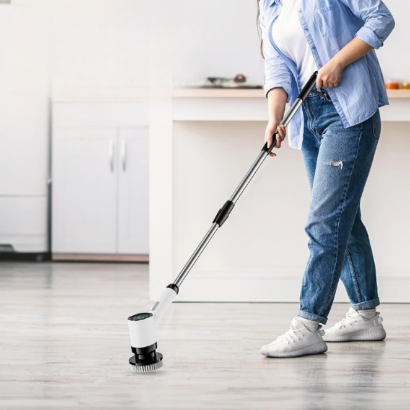 balai brosse électrique 7 têtes sans fil nettoie rapide  