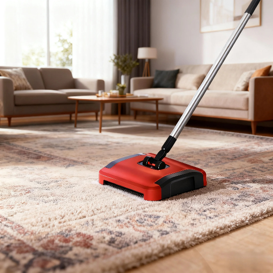 balai brosse rotative nettoyage sol Manuel silencieux multifonction