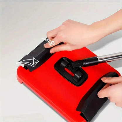 balai brosse rotative nettoyage sol Manuel silencieux réservoir intégré