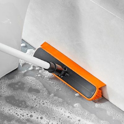 brosse sol toilette balai brosse sol orange