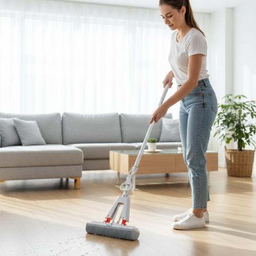 balai éponge Essorage sans contact nettoyage salon