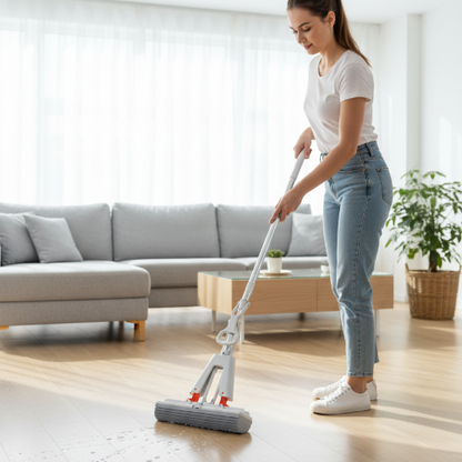 balai éponge Essorage sans contact nettoyage salon