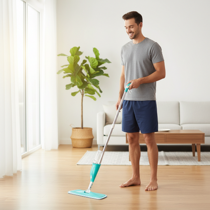 balai nettoyant sol Spray Microfibre 360 nettoie sans effort