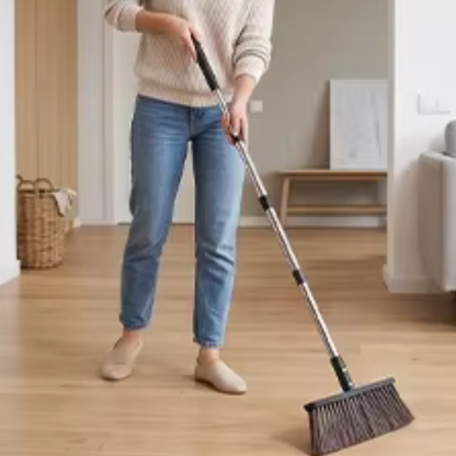 Balai pelle long manche Ajustable Ergonomique nrttoie sol