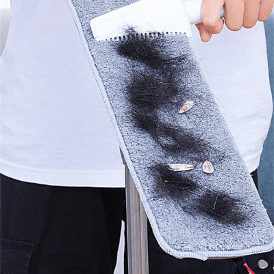 balai plat professionnel microfibre poils se decole facilement